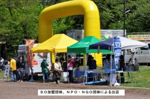 ＳＯ加盟団体、ＮＰＯ・ＮＧＯ団体による出店